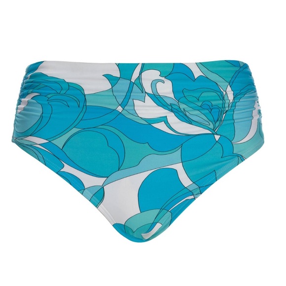 NWT Boston Proper Swim Sense Teal Waters Underwire Wrap Bikini Top+ HW Bottoms - Picture 4 of 5